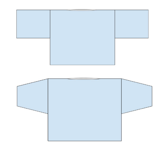 Free Long Sleeve Tutorial, Flat lay style PDF download