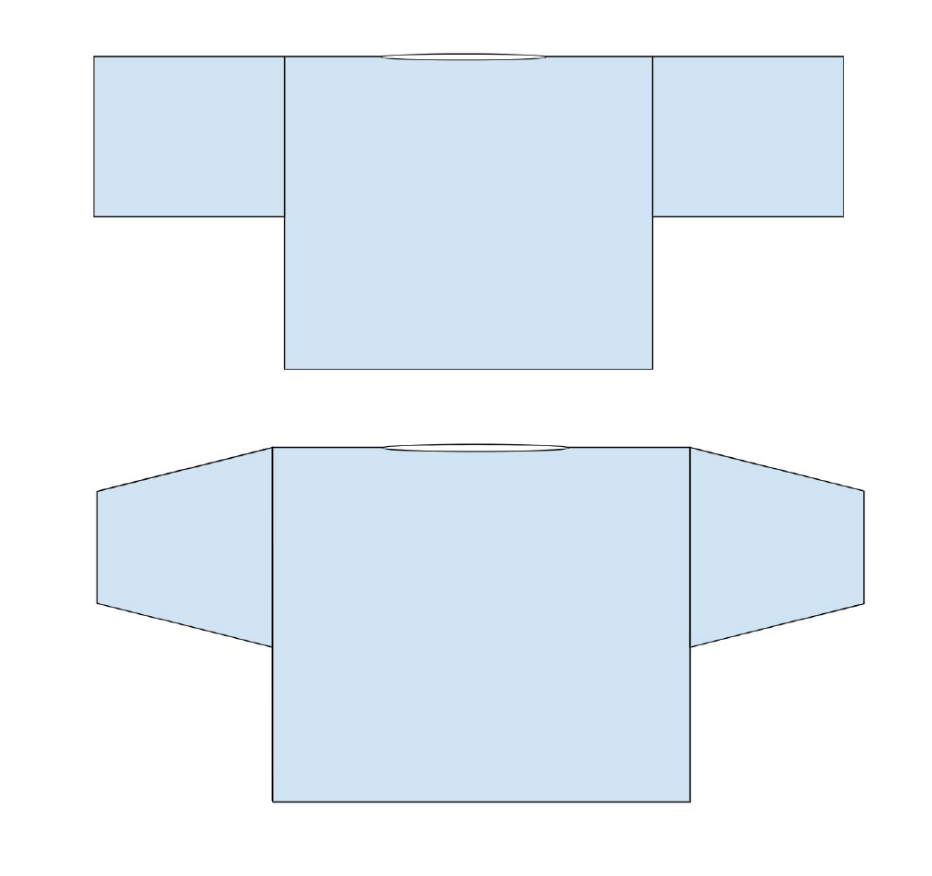 Free Long Sleeve Tutorial, Flat lay style PDF download