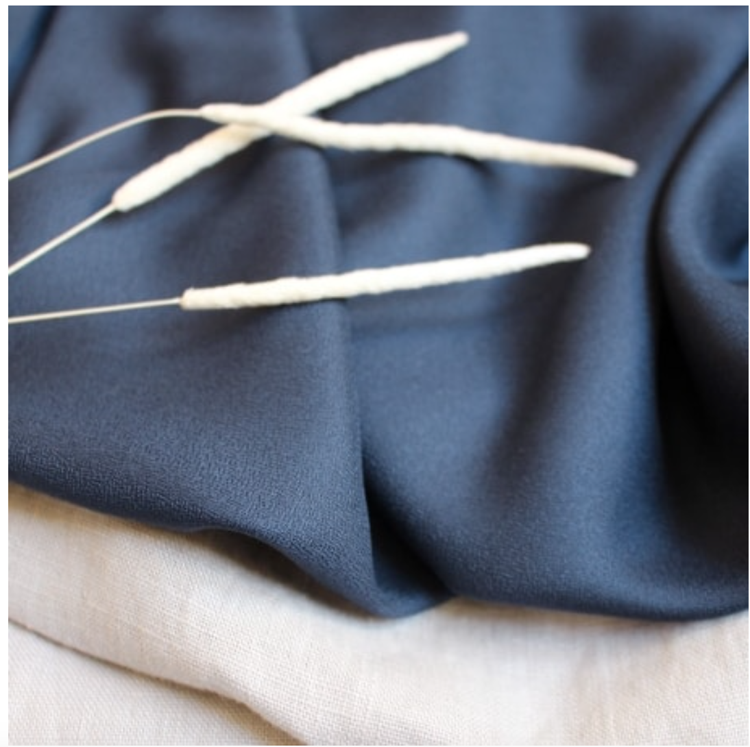 Atelier Ecovero Viscose Crepe  - Midnight