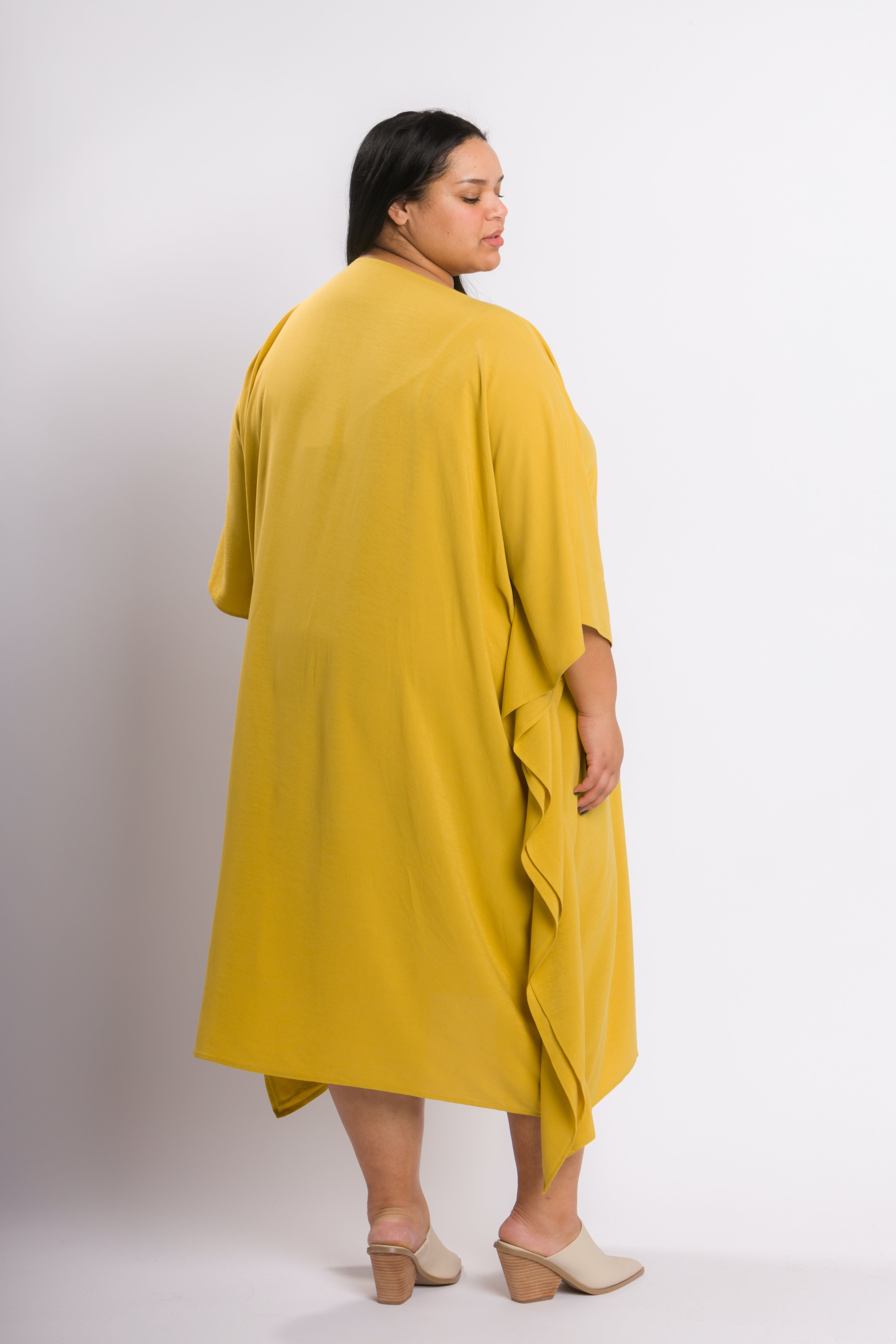 Waterfall wrap dressing clearance gown